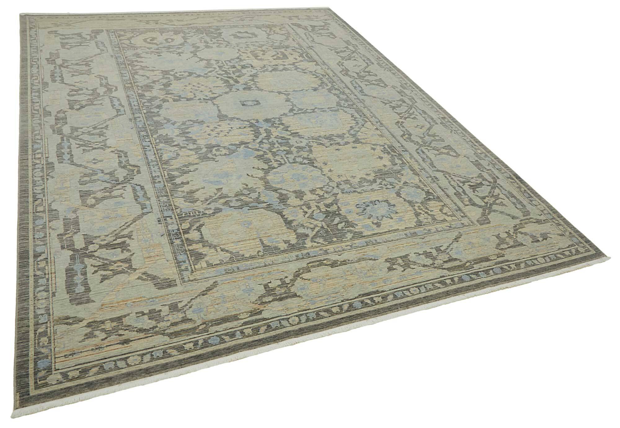 Tapis Oushak turc fait main 245 cm x 340 cm