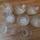 27 diamond point champagne coupes Duralex vintage