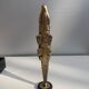 Doctor's reflex hammer Bayer brass crocodile 1960