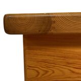 Vintage bedside table side table pinewood 70's design