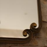 Brass mirror