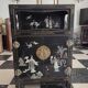 Lacquered Chinese cabinet (flowers, birds, women)