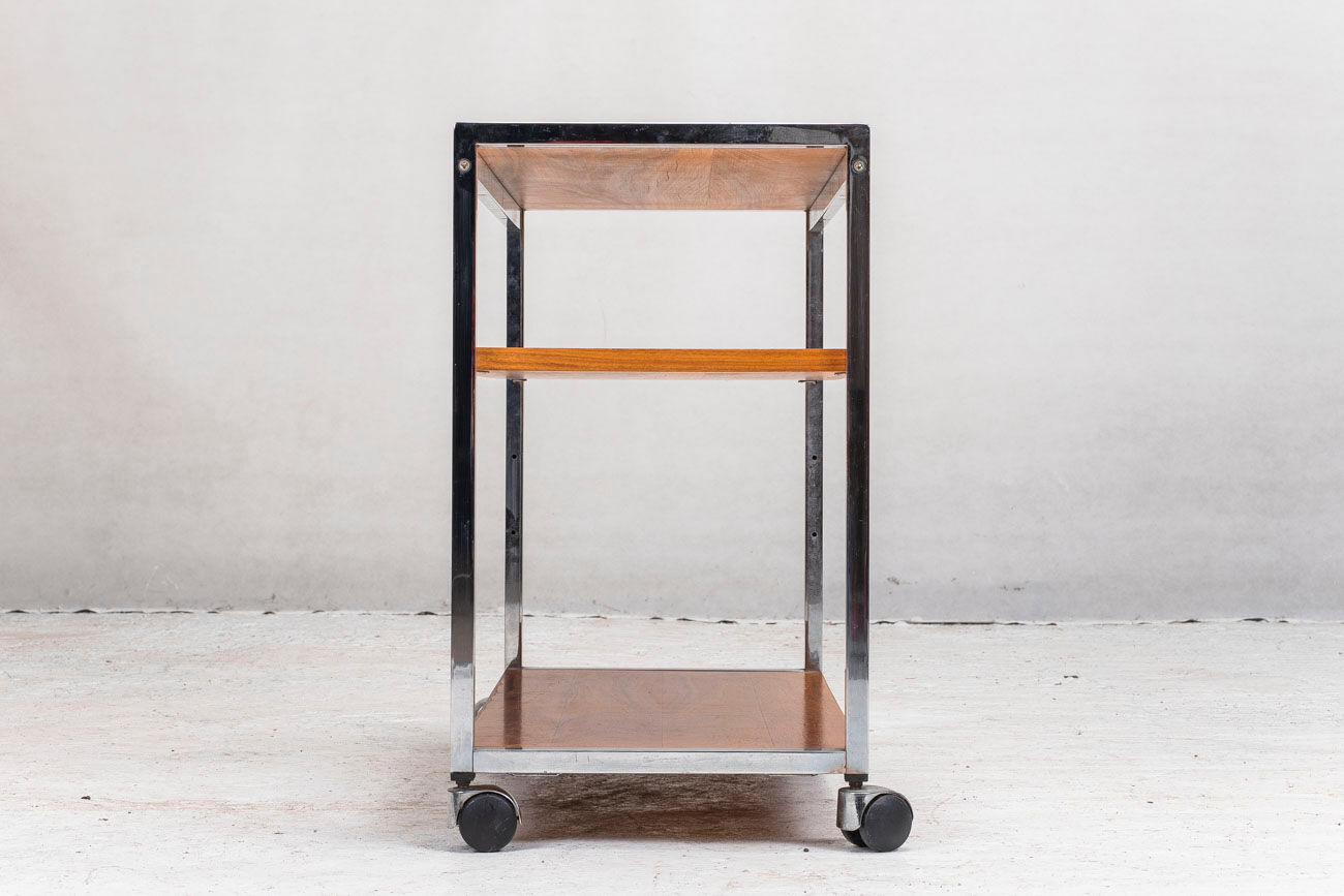 Rosewood office container on wheels, 1960s