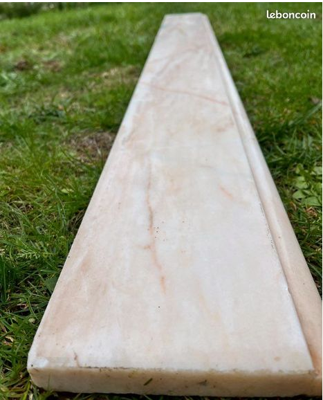 Marble radiator shelf