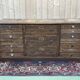 Oak store counter from the 1930s