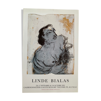 Exhibition poster Linde Bialas 1991