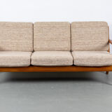 Vintage Teak 3 Seater Sofa by Juul Kristensen, 1960