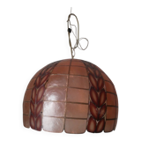 Mother-of-pearl brass pendant chandelier, bohemian country decoration, handcrafted