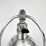 Lampe de table/lanterne Art Déco en chrome, années 1930