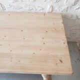 Large farm table by Georges Robert in solid pine