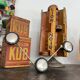 Vintage 3-hook wall-mounted coat rack