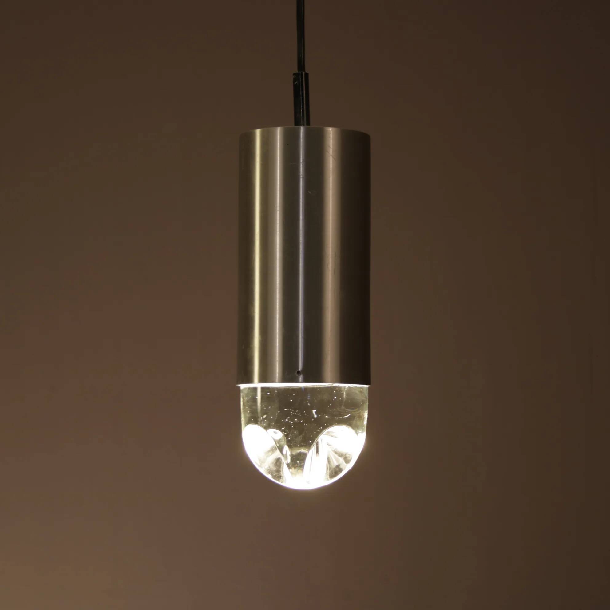 1960s “Bullet” Hanging lamp by Raak, Netherlands
