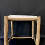 Duo tabourets bois d’olivier