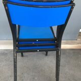 Series of 6 color school chairs