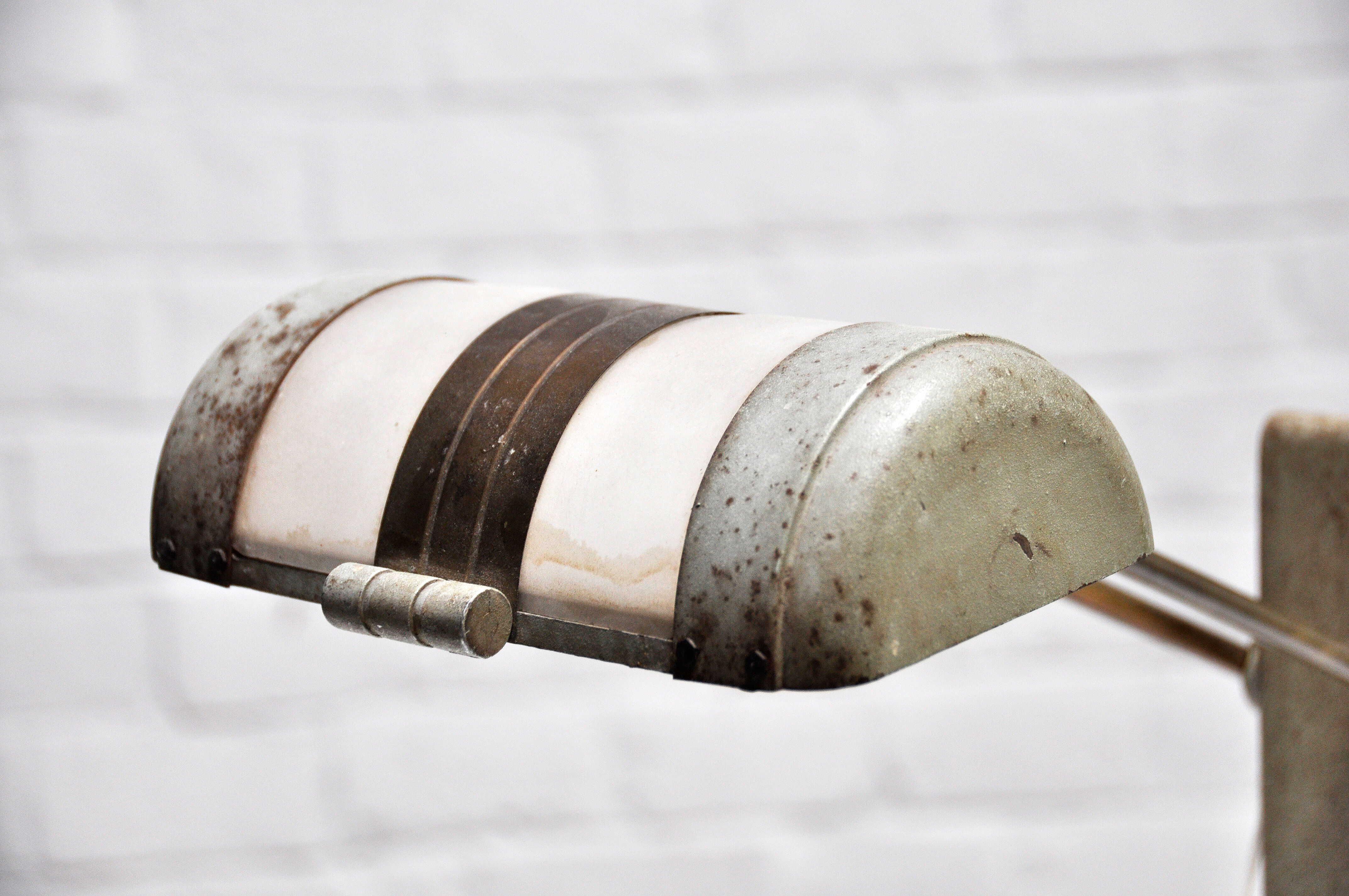 French art deco desk lamp in the style of rene koechlin, 1930s