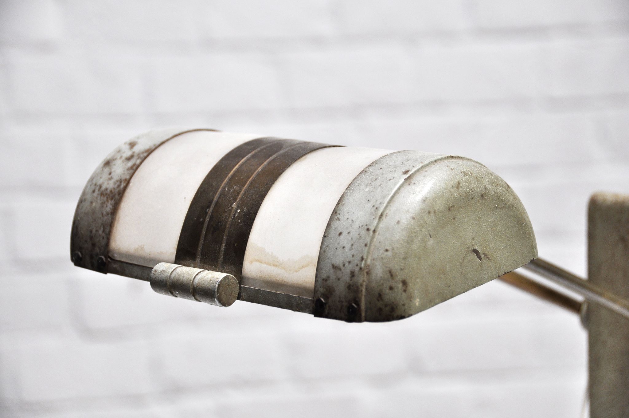 French art deco desk lamp in the style of rene koechlin, 1930s