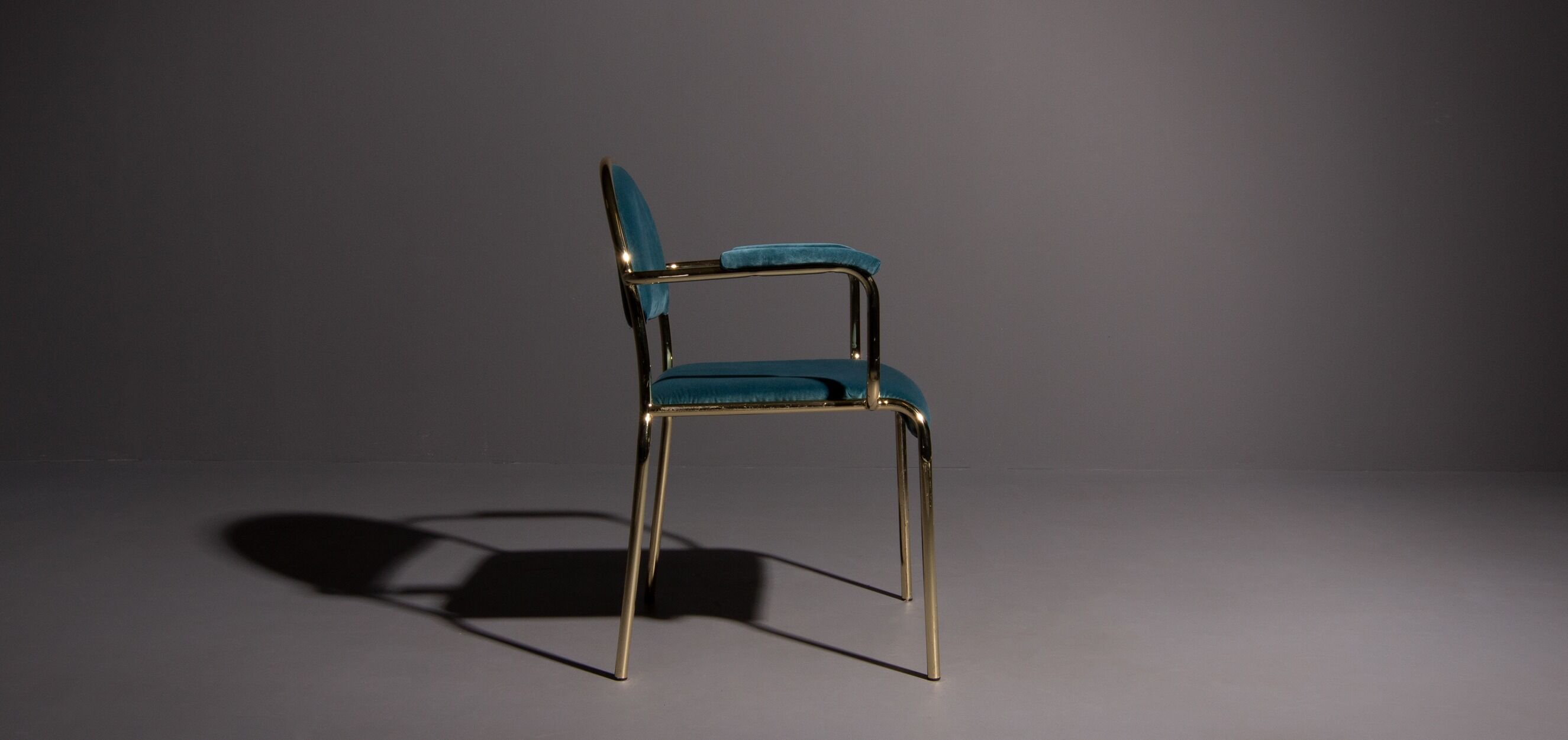 Hollywood Regency chair with or without armrest