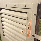 Pair of Persian shutters, old wood screen 2 fronts