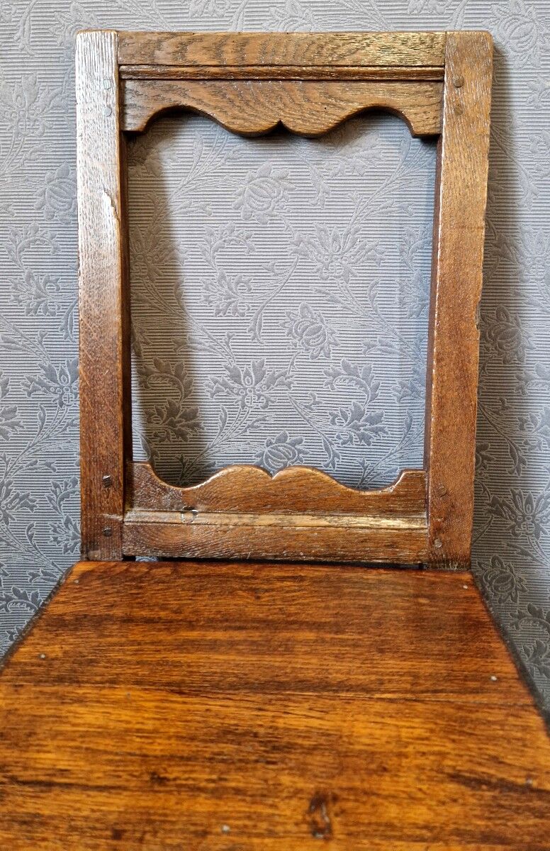 Chaise Lorraine en chêne, XIXe