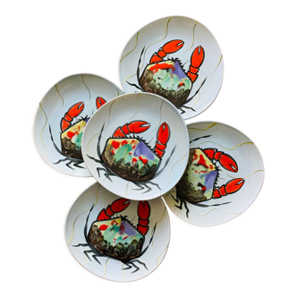 5 plates crab mbfa pornic