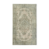 Handmade Contemporary Anatolian 1970s 173 cm x 291 cm Grey Carpet