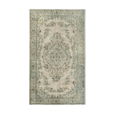Tapis contemporain anatolien des années 1970 173 cm x 291 cm tapis gris fait à la main