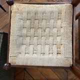 Set of 2 straw chairs