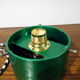 Opaline globe-laying lamp