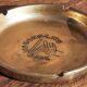 Cendrier "Wagons-Lits Cook" 1930 en bronze.