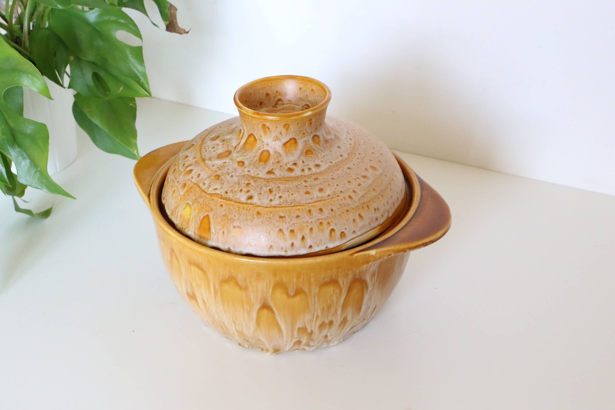 Salad bowl, or soup bowl, ceramic, Niderviller Motif Fauve