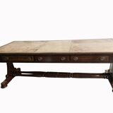 Antique work table with 6 drawers