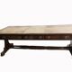 Antique work table with 6 drawers.