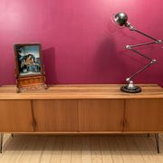 Enfilade scandinave en teck années 60