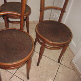 Set of 5 bistro chairs from the 30s