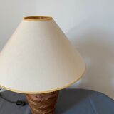 Vintage wicker lamp