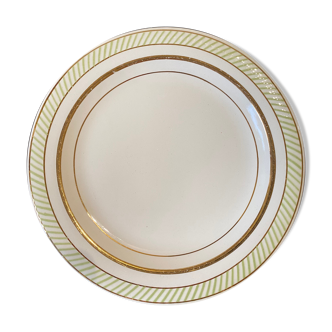 6 opaque porcelain dessert plates