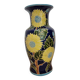 Large Vintage Hand Painted ceramic Vase Late 20th Century