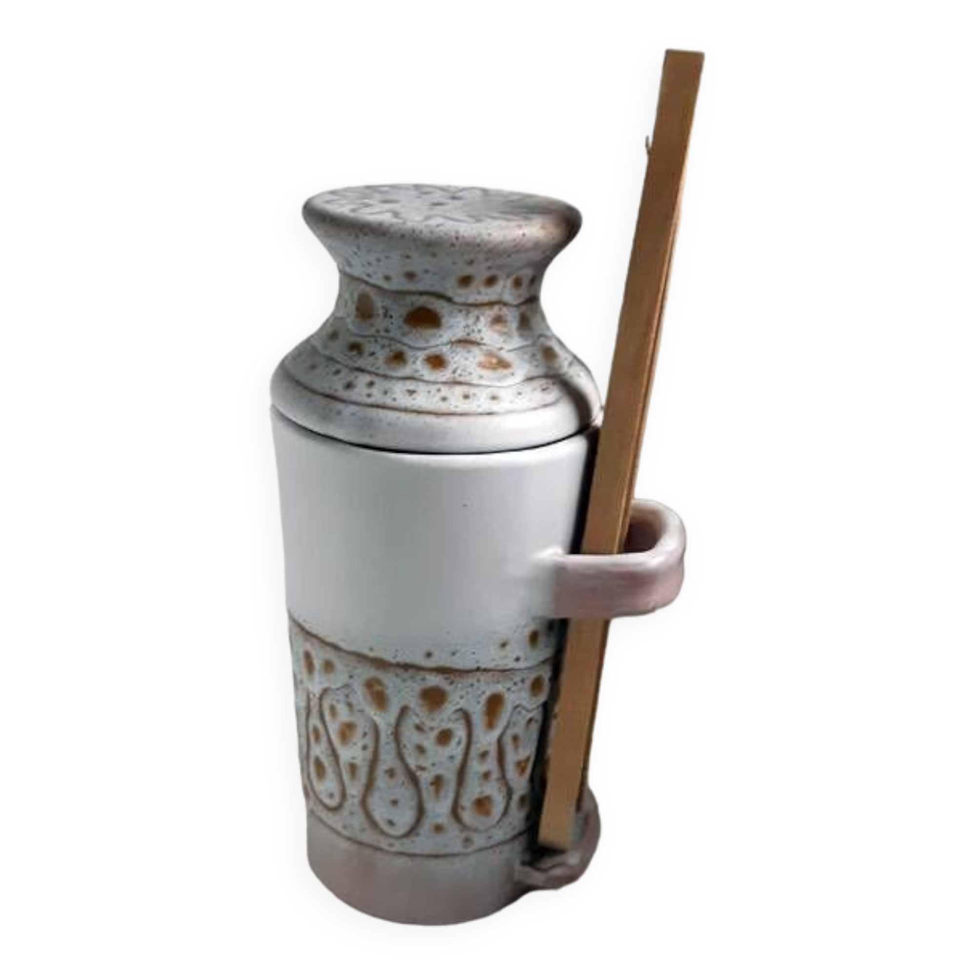 Vintage pickle pot signed Jean Austruy - Vallauris