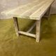 Farmhouse table bois brut