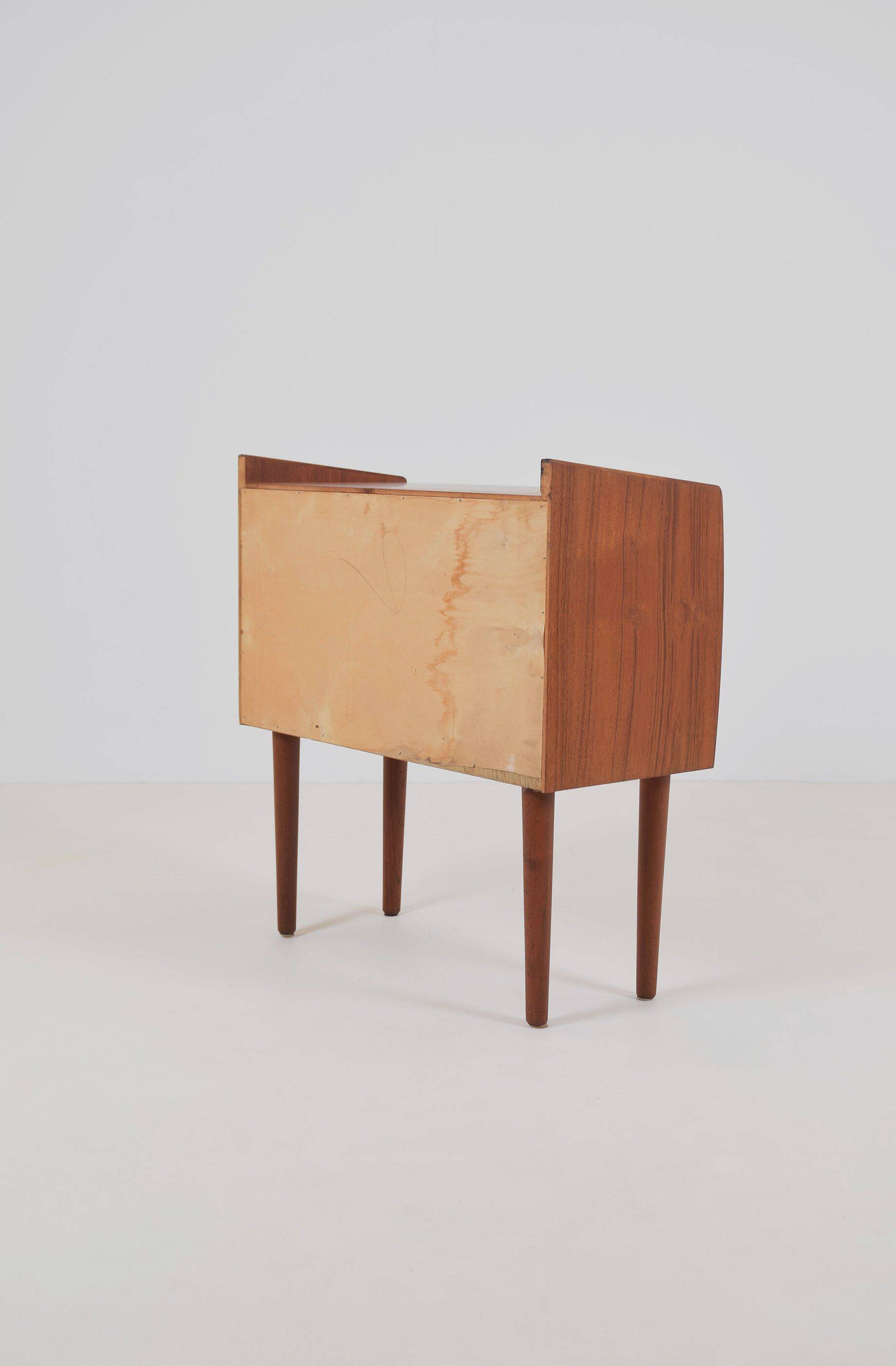 Danish teak chest of drawers with 3 drawers, 1960s