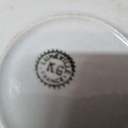 8 tasses à café Lunéville de 1940/50