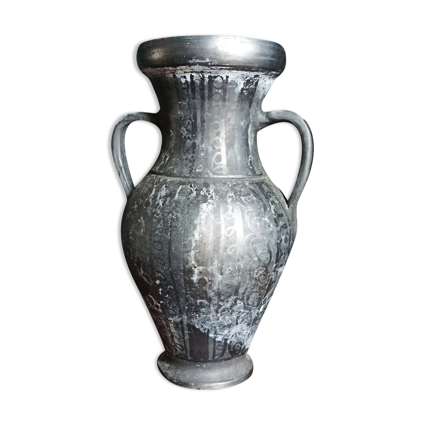 Large black pottery jug from Marginea