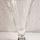 Jarrón de cristal transparente. Spain, 1980s.