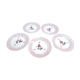 5 assiettes à dessert Digoin Sarreguemines