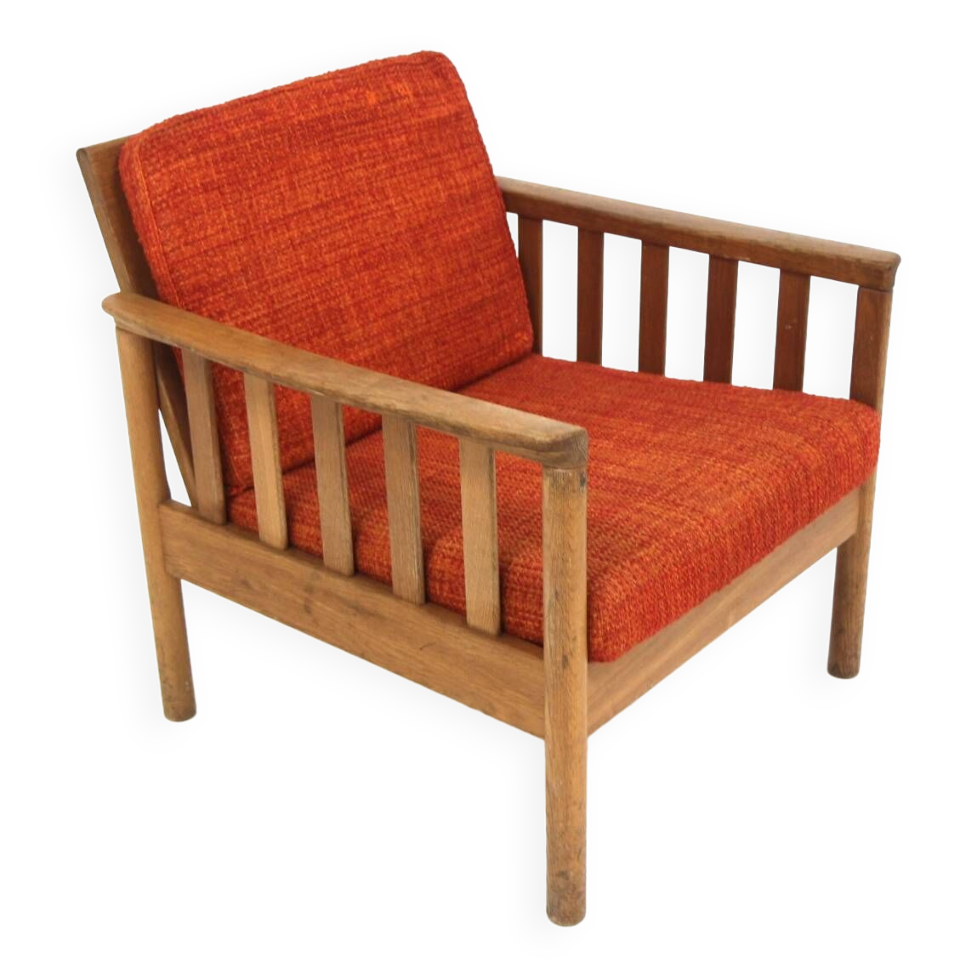 Scandinavian oak armchair, Gunnar Myrstrand and Sven Engström, Sweden, 1960