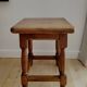 Side table, solid wood stool