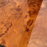 N1 coffee table in vintage 70s elm burl