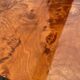 N1 coffee table in vintage 70s elm burl