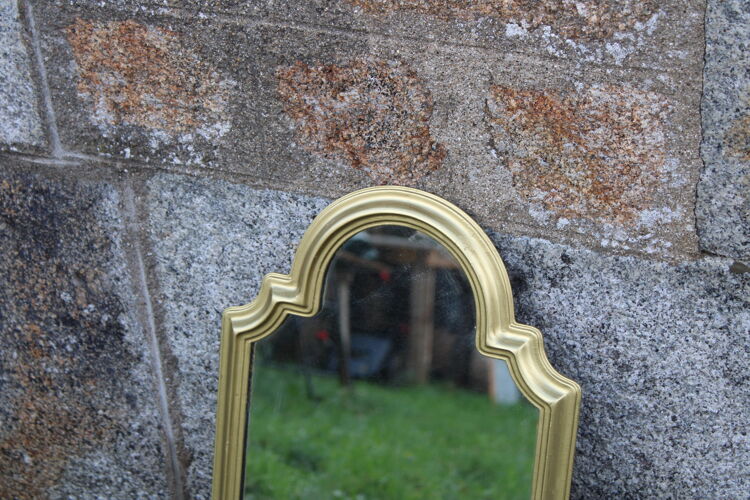 Miroir vintage doré 34x62cm