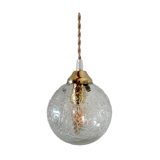 Vintage globe hand lamp